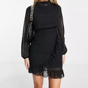 ASOS trendyol wrap waist mini dress